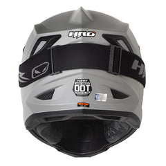 Casco Hro Mx-03 Solid Gris Silver