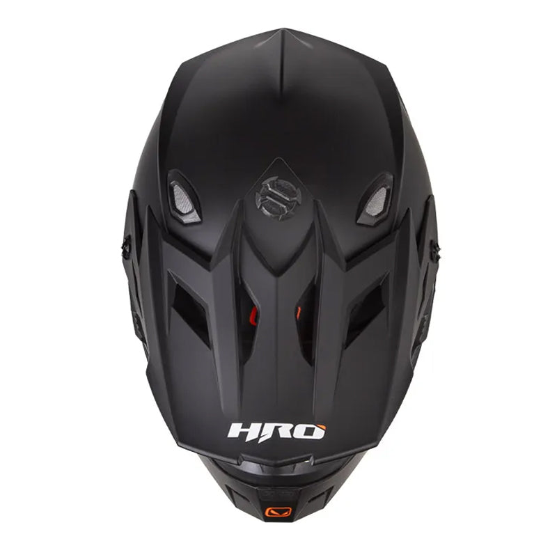 Casco Hro Mx-03 Solid Negro Rojo