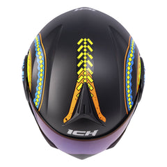 Casco Ich 3110 Vueltiao Negro Naranja