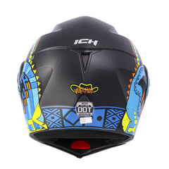 Casco Ich 3110 Vueltiao Negro Naranja