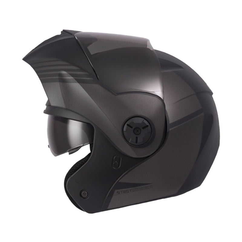 Casco Ich 3110 Xmal Negro Gris Oscuro