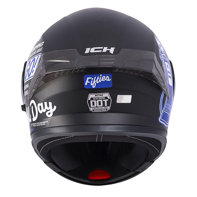 Casco Ich 3120 Fifties Negro Azul
