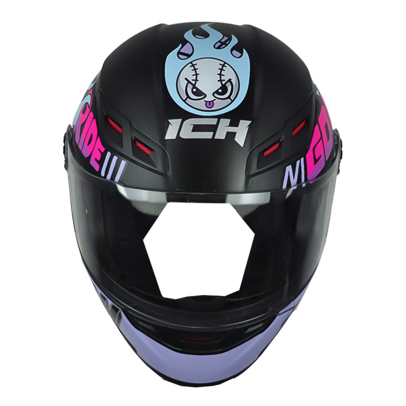 Casco Ich 501sp Kids Sp Champs Negro Fucsia