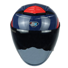 Casco Idx Titan Atlas Dark Azul Rojo Blanco