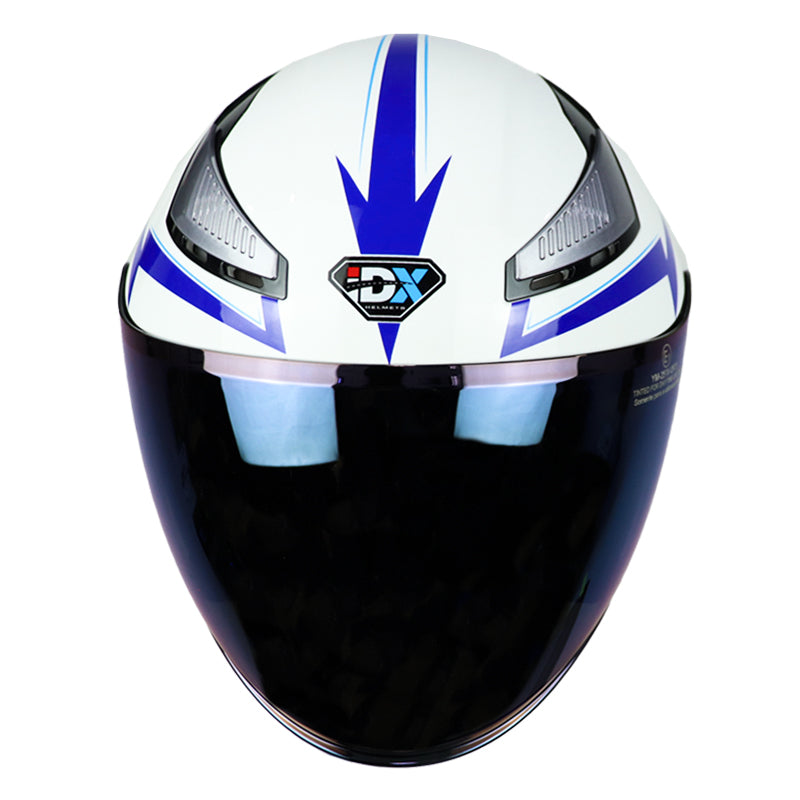 Casco Idx Titan Kids Nova Blanco Azul