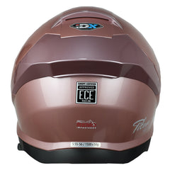 Casco Idx Titan Retro Rosa Dorado