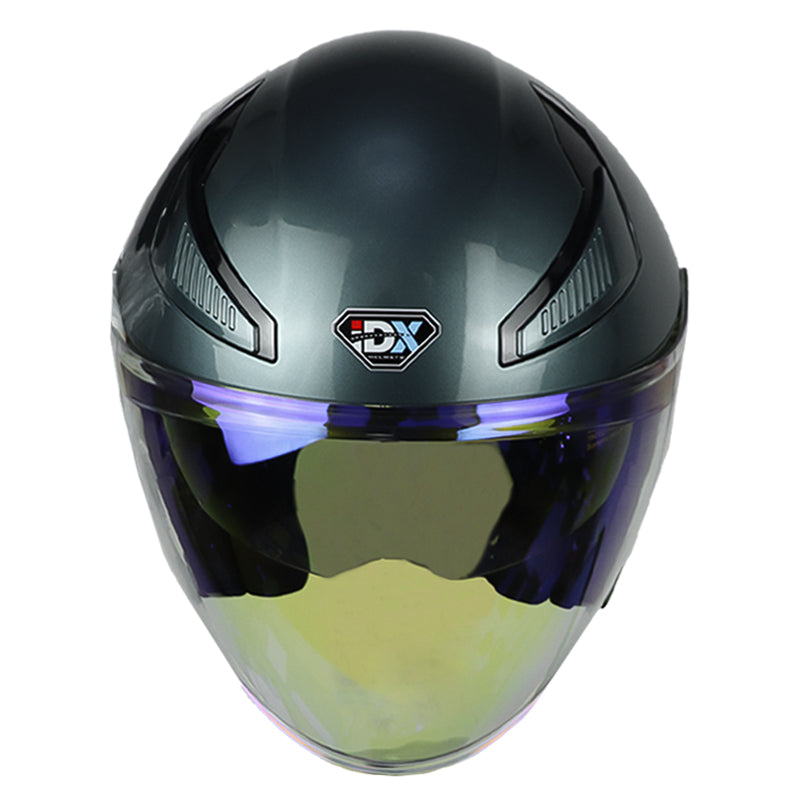 Casco Idx Titan Retro Verde Esmeralda