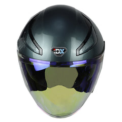 Casco Idx Titan Retro Verde Esmeralda