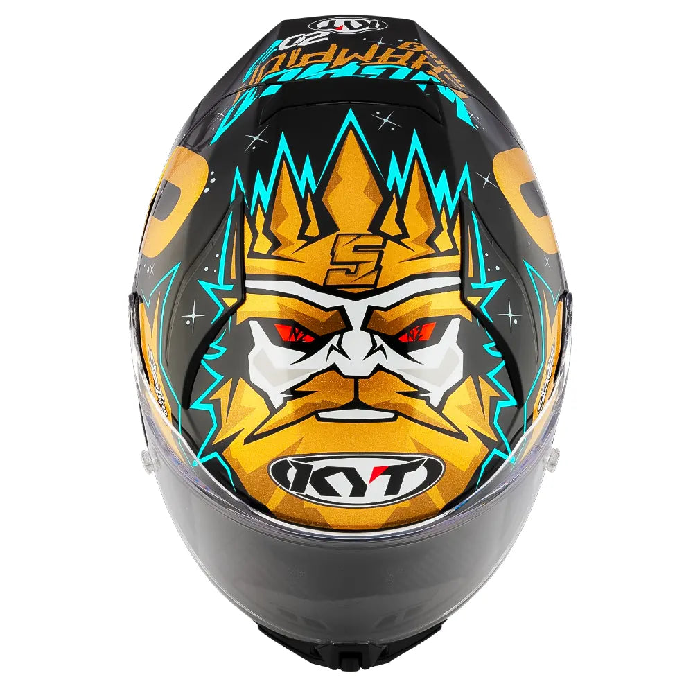 Casco Kyt R2R Max Masia World Champion 2023 Gold