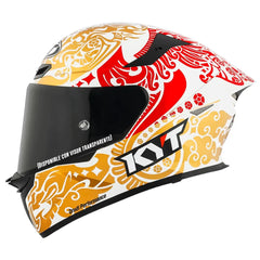 Casco Kyt Tt-Revo Enea Indonedia Blanco Perla
