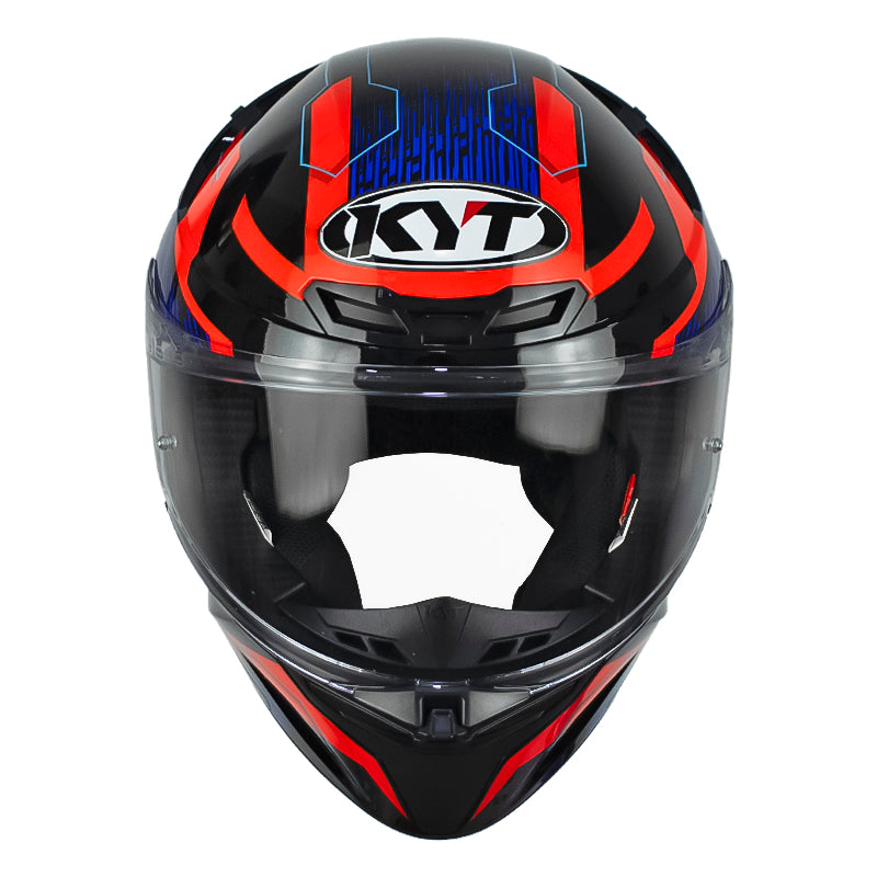 Casco Kyt Tt-Revo Speeding Negro Rojo Azul