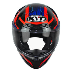 Casco Kyt Tt-Revo Speeding Negro Rojo Azul