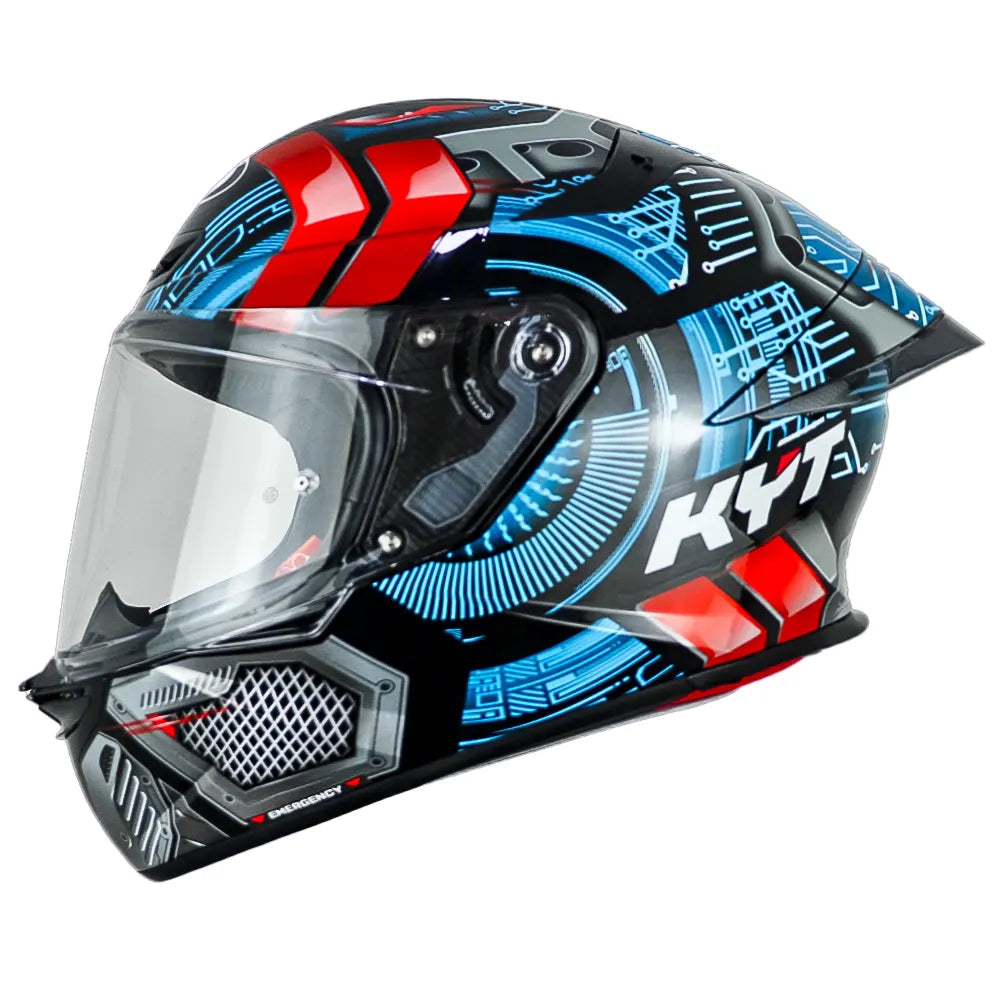 Casco Kyt Tt Revo Synchrotron Azul