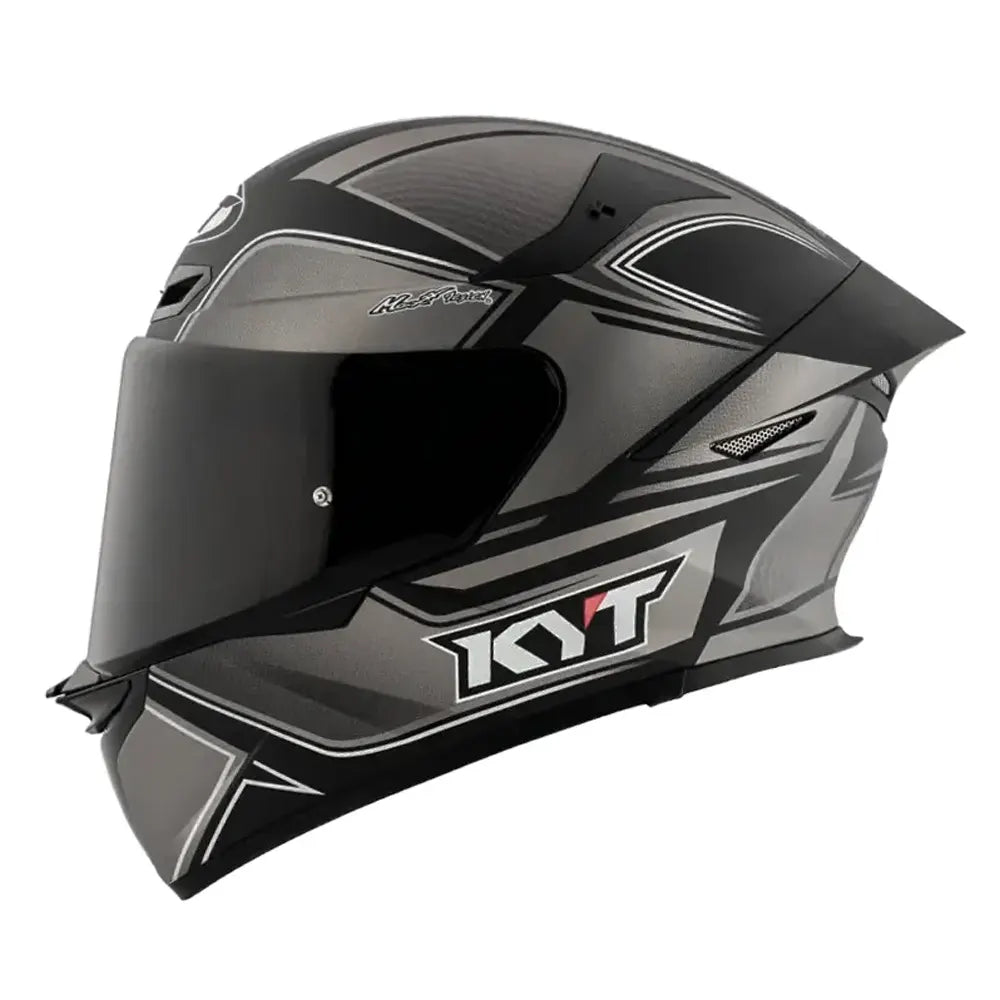 Casco Kyt Tt Revo Tourist Negro Gris