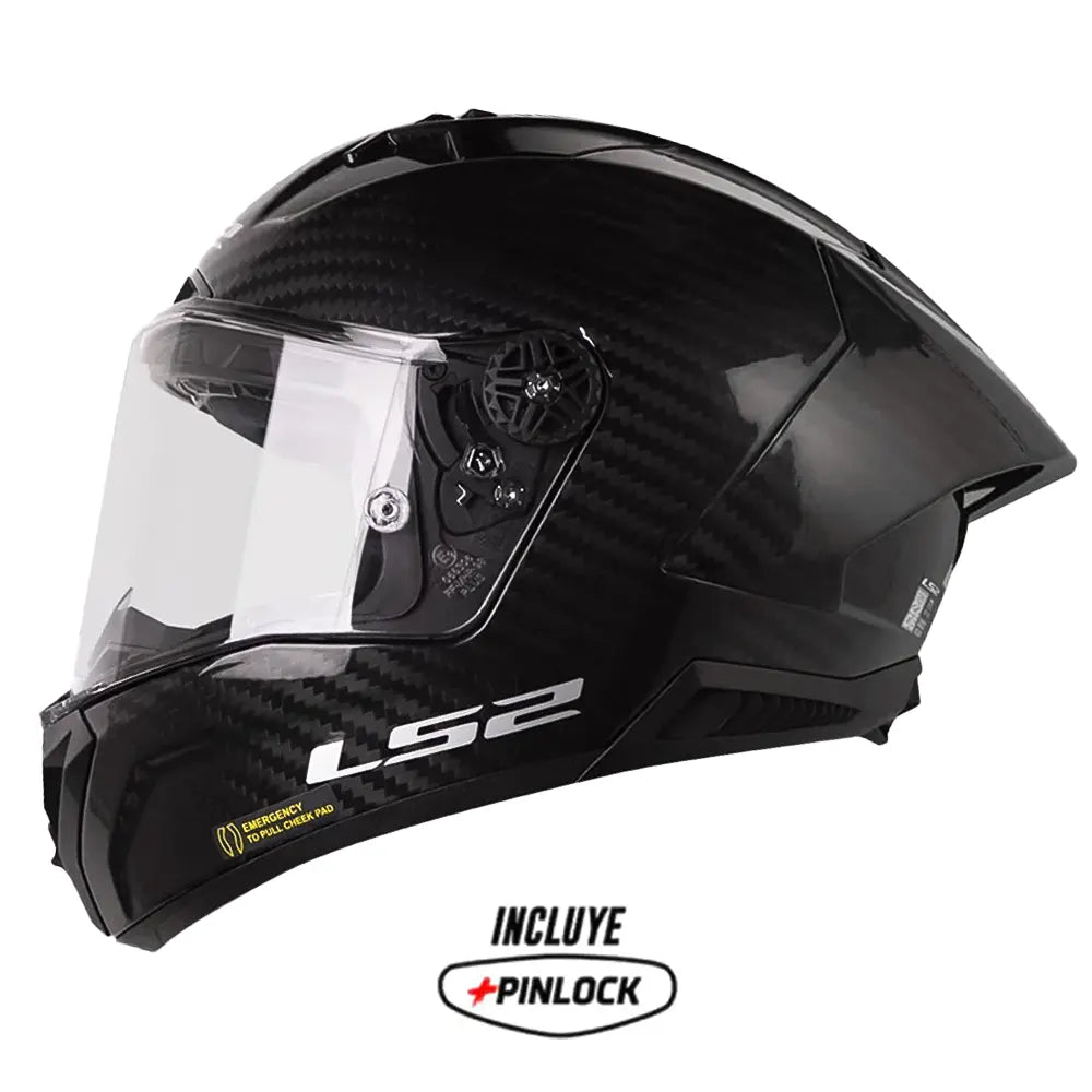 Casco LS2 FF805 Thunder Gp Aero Solid Negro