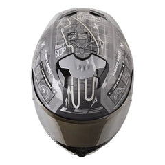 Casco Ls2 FF808 Stream II Gp Gris Visor Iridium Silver