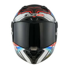 Casco Ls2 Ff805 Thunder Gp Aero Flash Blanco Full Color Visor Smoke