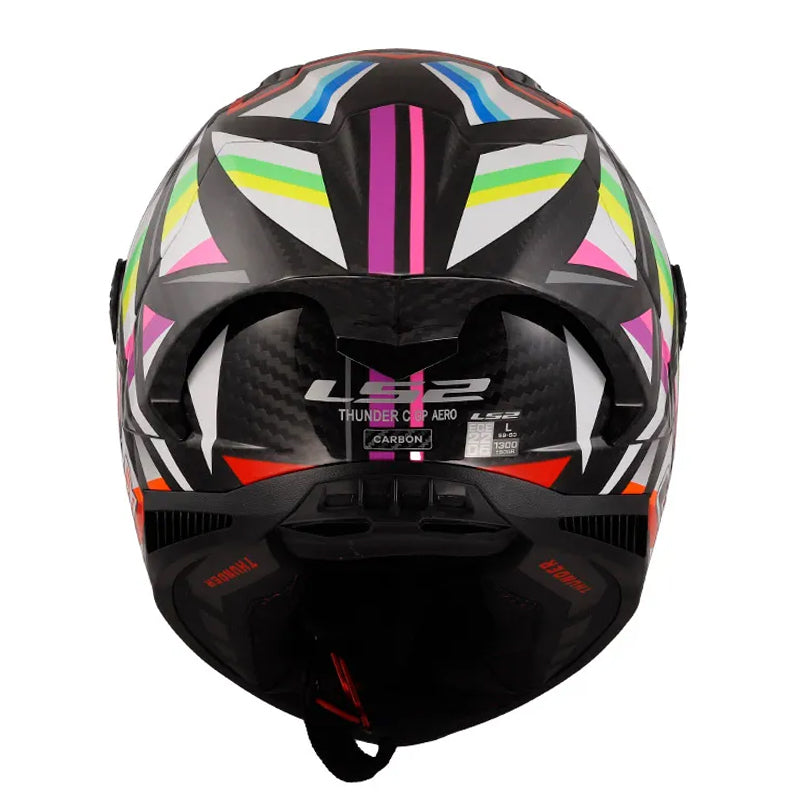 Casco Ls2 805 Thunder Gp Flash Blanco Full Color Visor Smoke