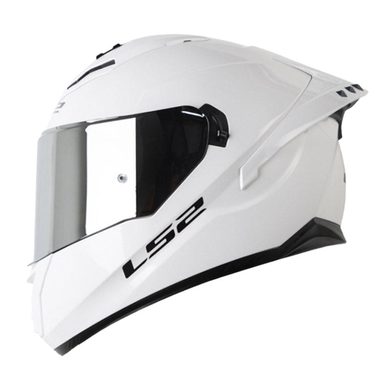 Casco Ls2 Ff806 Solid Blanco Visor Iridium Silver