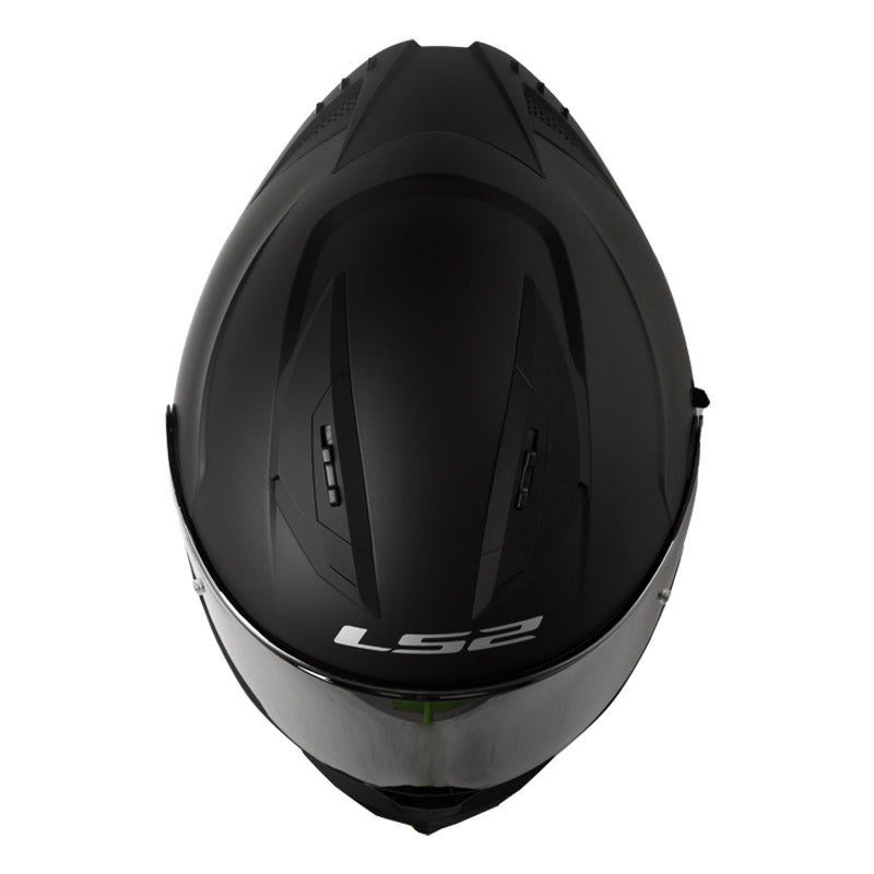 Casco Ls2 Ff806 Solid Negro Visor Iridium Silver