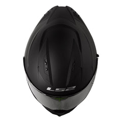 Casco Ls2 Ff806 Solid Negro Visor Iridium Silver