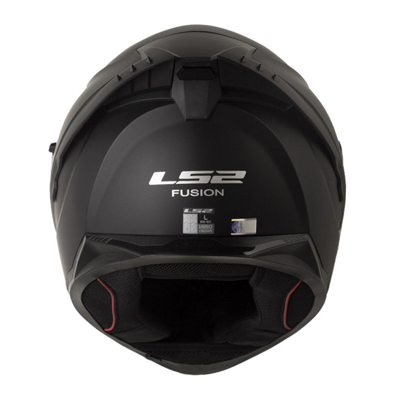 Casco Ls2 Ff806 Solid Negro Visor Iridium Silver