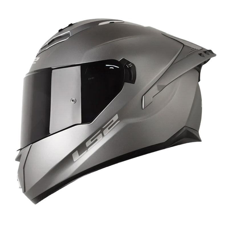Casco Ls2 Ff806 Solid Titanio Visor Smoke