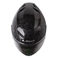 Casco Ls2 Ff807 Dragon Solid Carbon Forget Negro