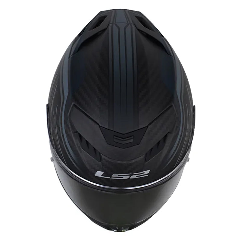 Casco Ls2 Ff807 Dragon Subic Azul Claro Negro