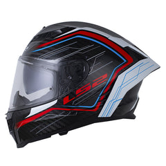Casco Ls2 Ff807 Dragon Subic Rojo Azul