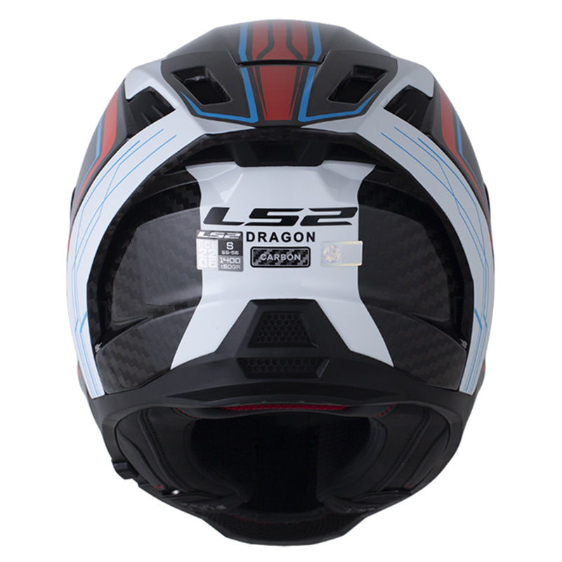 Casco Ls2 Ff807 Dragon Subic Rojo Azul