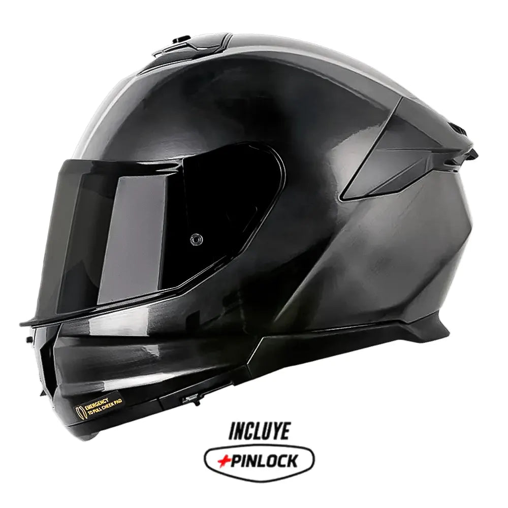 Casco Ls2 Ff808 Stream II Jeans Titanio Visor Smoke claro