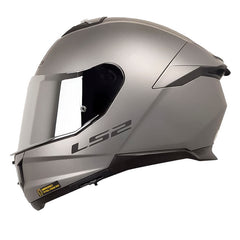 Casco Ls2 Ff808 Stream II Solid Titanio Visor Iridium Silver