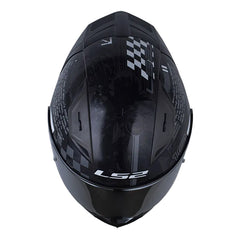 Casco Ls2 Ff810 History Gris Oscuro Gris Visor Iridium Silver