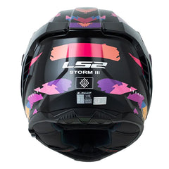 Casco Ls2 Ff818 Kaos Negro Full Color