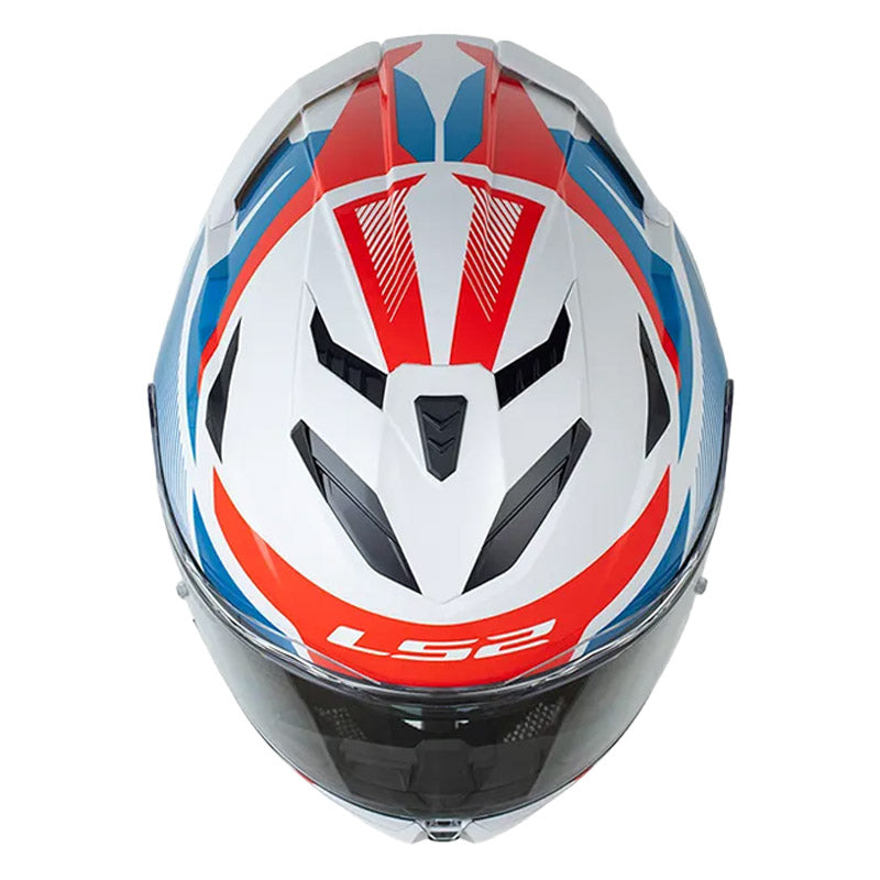 Casco Ls2 Ff818 Komai Azul Rojo