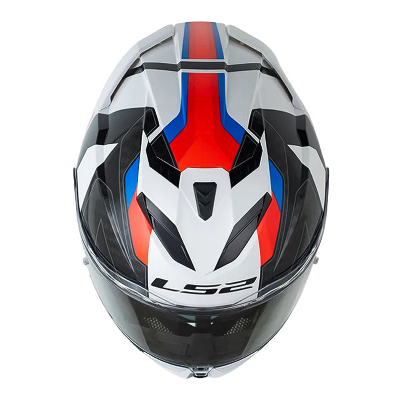 Casco Ls2 Ff818 Sporty Azul Rojo