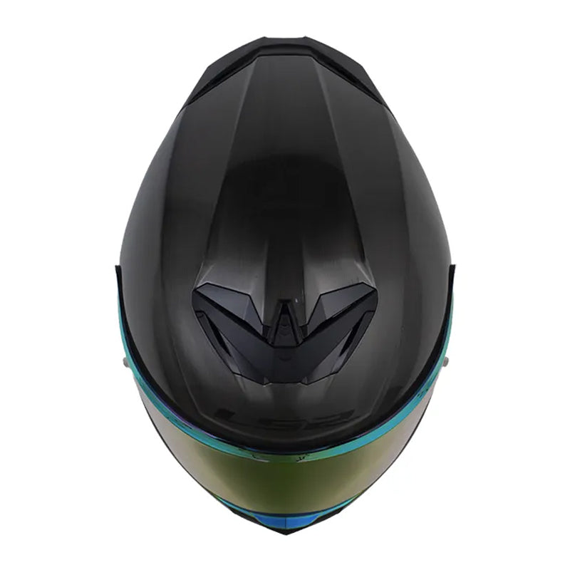 Casco Ls2 Ff820 Jeans Titanio Visor Revo Rojo