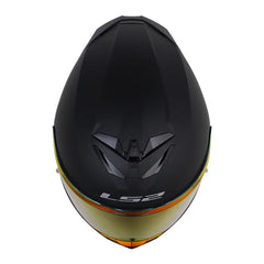 Casco Ls2 Ff820 Solid Negro Visor Revo Rojo