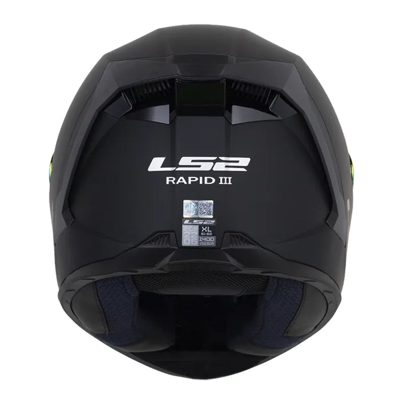 Casco Ls2 Ff820 Solid Negro Visor Revo Rojo