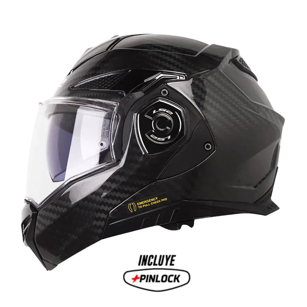 Casco Ls2 Ff901 Advant X Carbon Negro