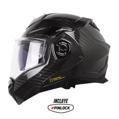 Casco Ls2 Ff901 Advant X Carbon Negro