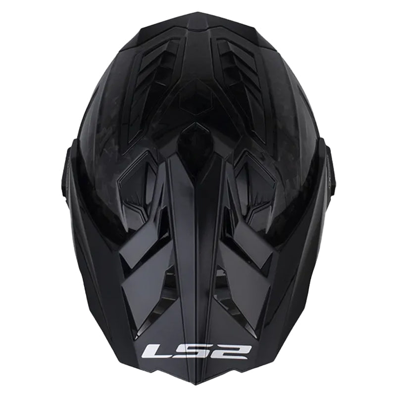Casco Ls2 MX-701 Explorer Carbon Forget Negro
