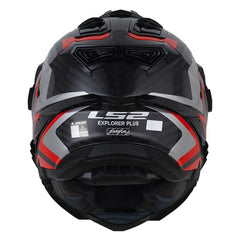 Casco Ls2 MX-701 Explorer Carbon Frontier II Rojo Negro
