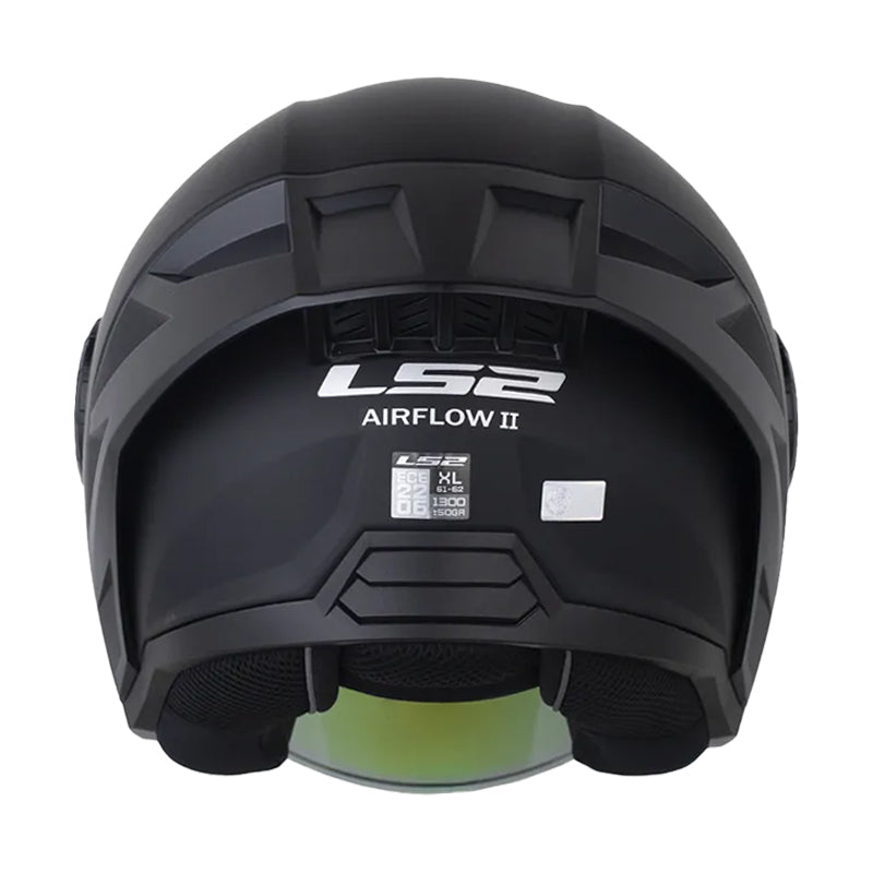 Casco Ls2 Of616 Solid Negro Visor Claro Revo Morado