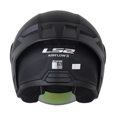Casco Ls2 Of616 Solid Negro Visor Claro Revo Morado