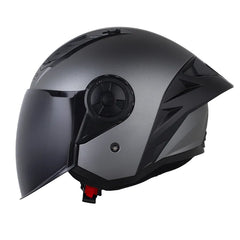 Casco Ls2 Of616 Solid Titanio Visor Smoke