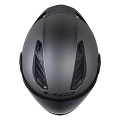 Casco Ls2 Of616 Solid Titanio Visor Smoke