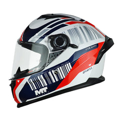 Casco Mt Braker Sv Cockpit A15 Blanco Azul Rojo