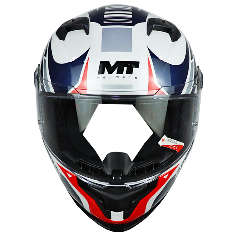 Casco Mt Braker Sv Cockpit A15 Blanco Azul Rojo